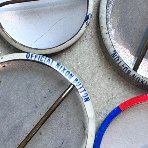 Vintage Politcal Finback Buttons Nixon Agnew - Picture 5 of 7